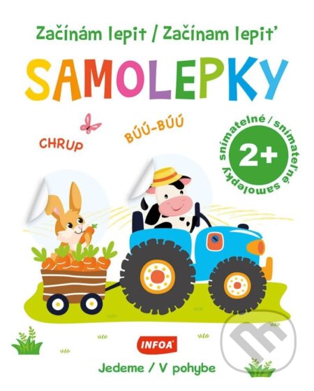 Začínám lepit samolepky - Jedeme / Začínam lepiť samolepky
