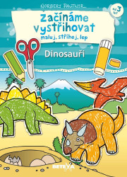 Začínáme Dinosauři (Maluj, stříhej, lep)