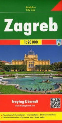 Zagreb 1:20 000 (Mapa mesta - platná do roku 2020)