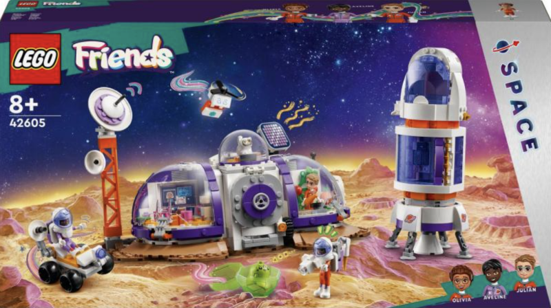 Základna na Marsu a raketa