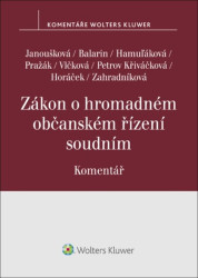 Zákon o hromadném občanském řízení soudním Komentář - kniha z kategorie Občanské právo