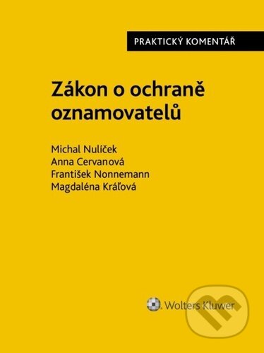 Zákon o ochraně oznamovatelů (Praktický komentář)