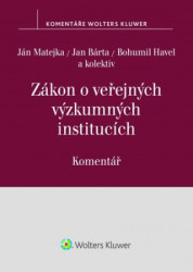 Zákon o veřejných výzkumných institucích (Komentář) - kniha z kategorie Právo