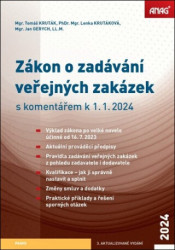 Zákon o zadávání veřejných zakázek (s komentářem k 1. 1. 2024) - kniha z kategorie Právo