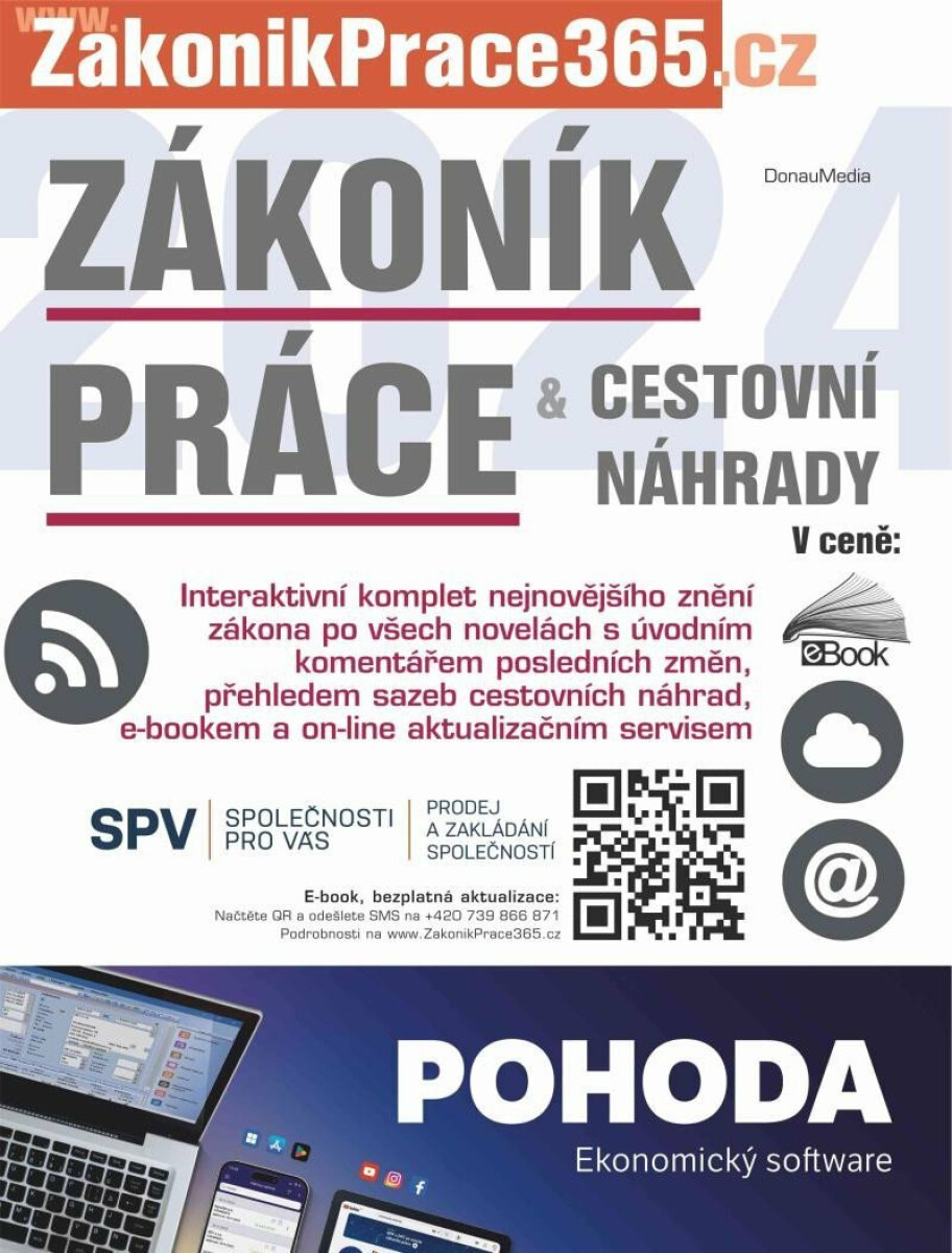 Zákoník práce a cestovní náhrady 2024 - kniha z kategorie Pracovní právo