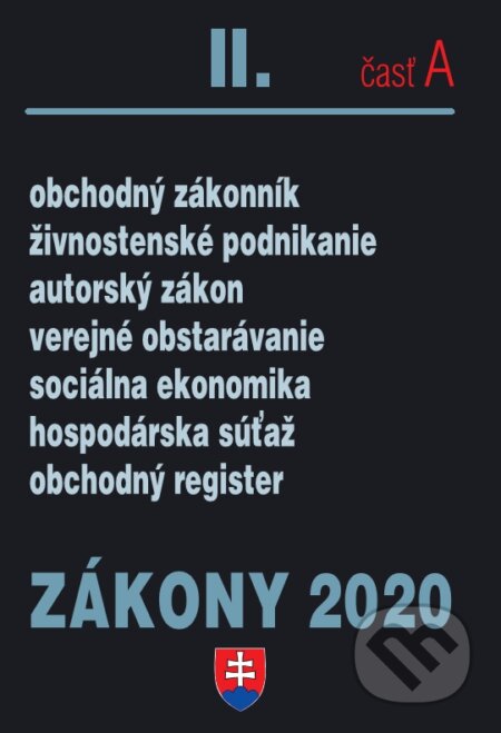 Zákony 2020 II/A - Obchodné zákony