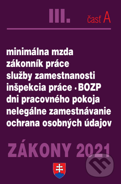 Zákony 2021 III/A