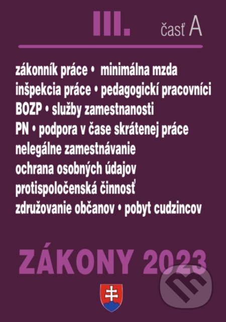 Zákony 2023 III/A