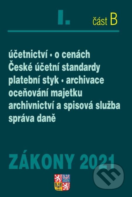 Zákony I B /2021 Účetnictví, ČÚS…