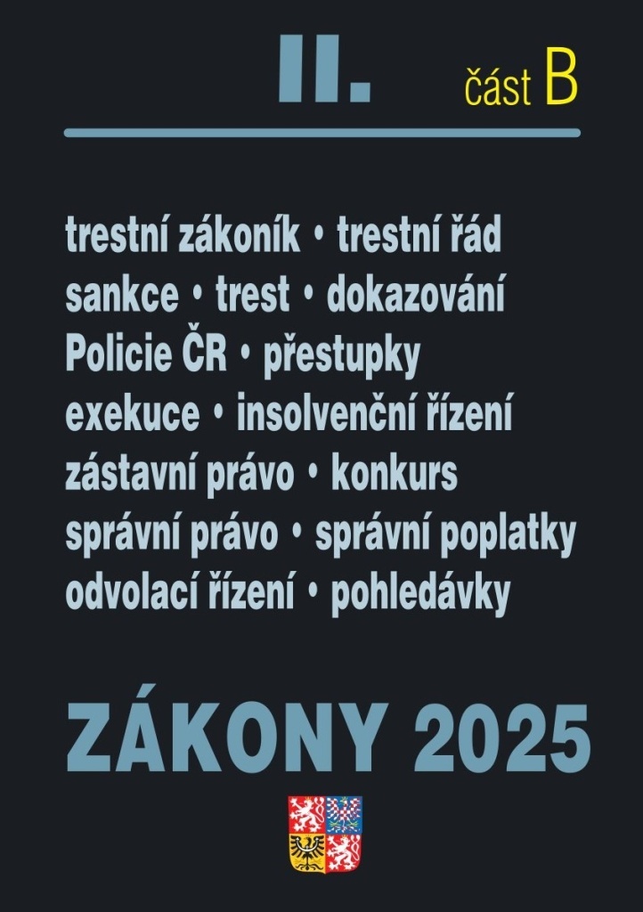 Zákony II B/2025 – Trestní právo