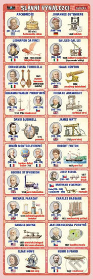 Záložka - Slavní vynálezci