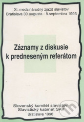 Záznamy z diskusie k predneseným referátom - kniha z kategorie Politologie a politika