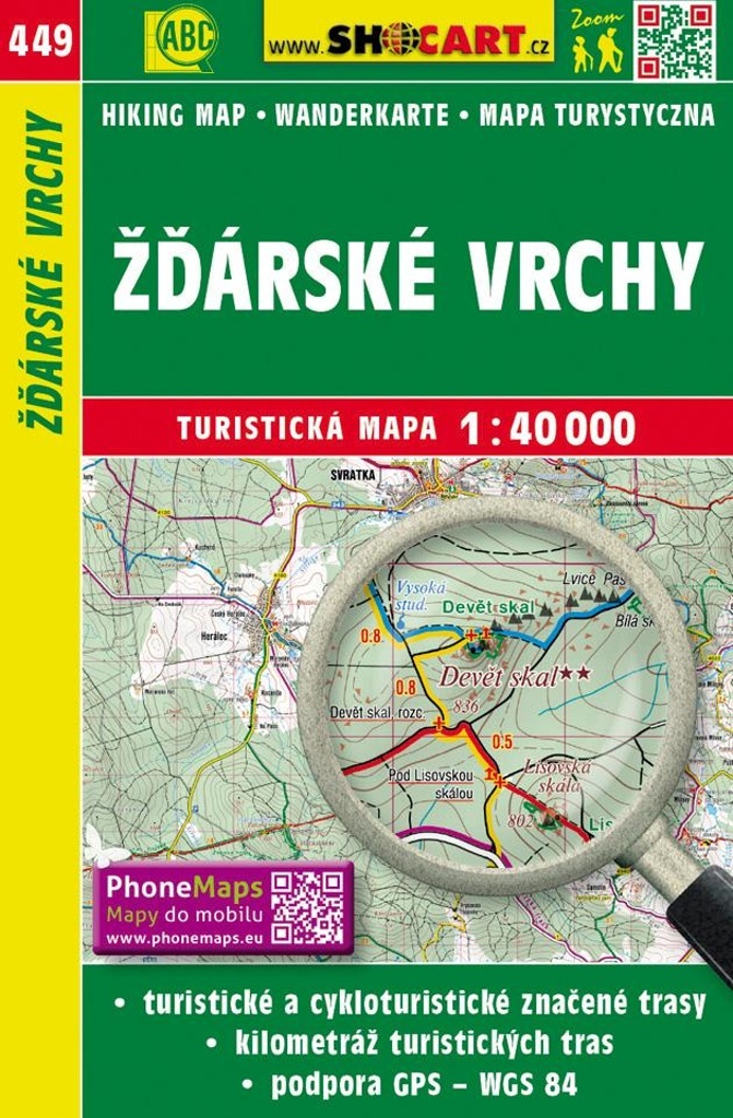 Žďárské vrchy 1:40 000
