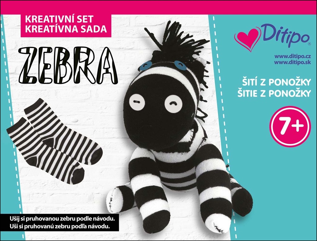 Zebra kreativní set