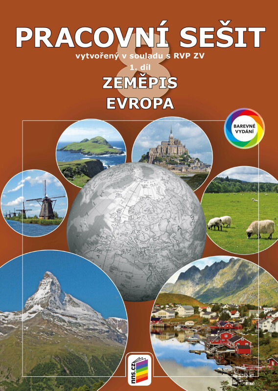 Zeměpis 8, 1. díl - Evropa (barevný pracovní sešit) (8-73)