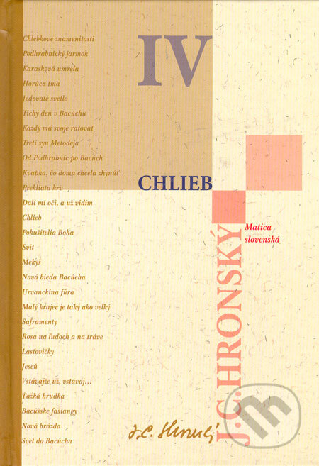 Zobrané spisy zväzok IV (Chlieb)