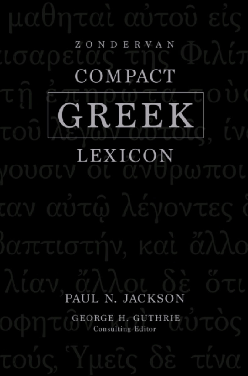 Zondervan Compact Greek Lexicon