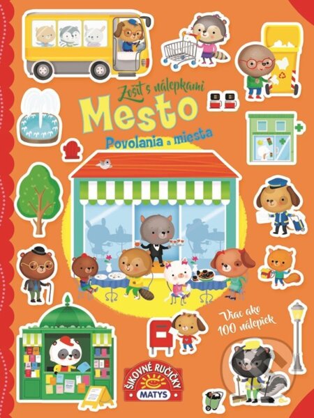 Zošit s nálepkami: Mesto
