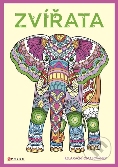Zvířata: relaxační omalovánky