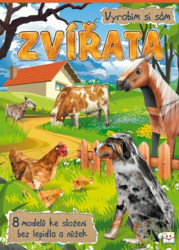 Vyrobím si sám: Zvířata (8 modelů ke složení bez lepidla a nůžek) - kniha z kategorie Omalovánky, vystřihovánky, papír