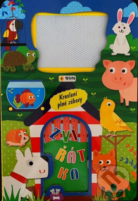Zvířátka (Kreslení plné zábavy s magnetickou kreslící tabulkou)