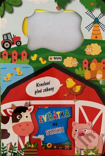Zvířátka na statku (Kreslení plné zábavy s magnetickou kreslící tabulkou)