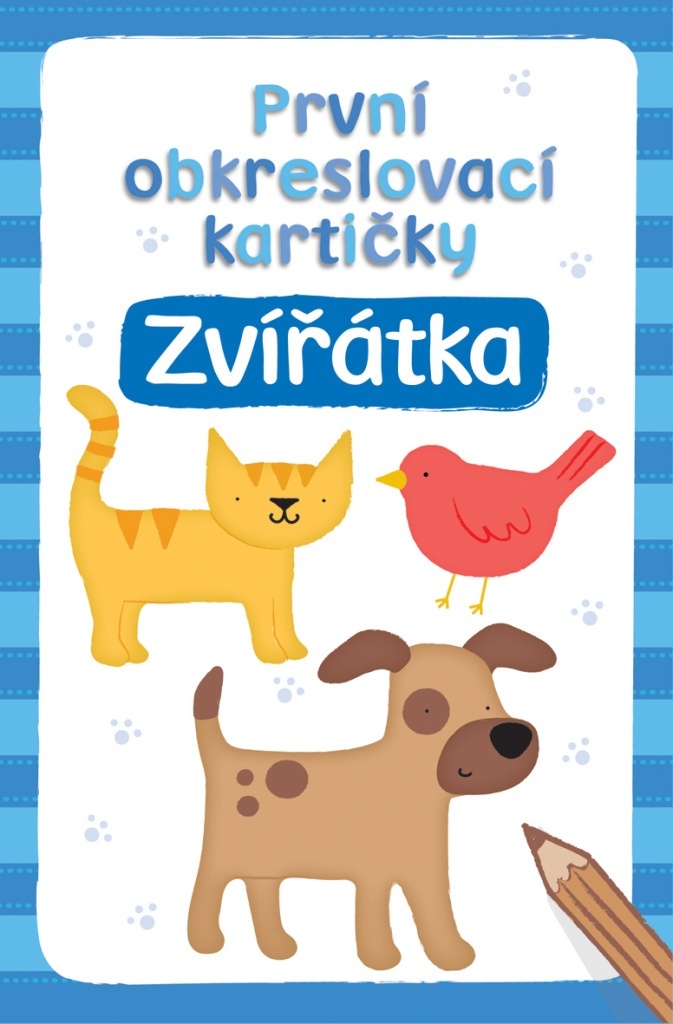 Zvířátka První obkreslovací kartičky