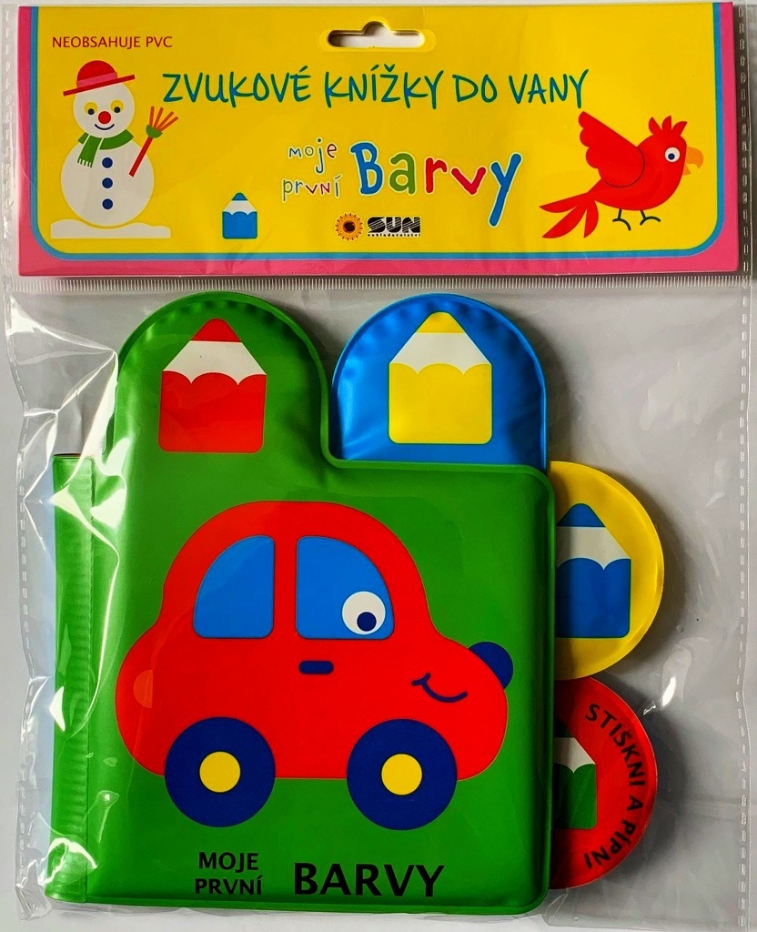 Zvukové knížky do vany Moje první barvy