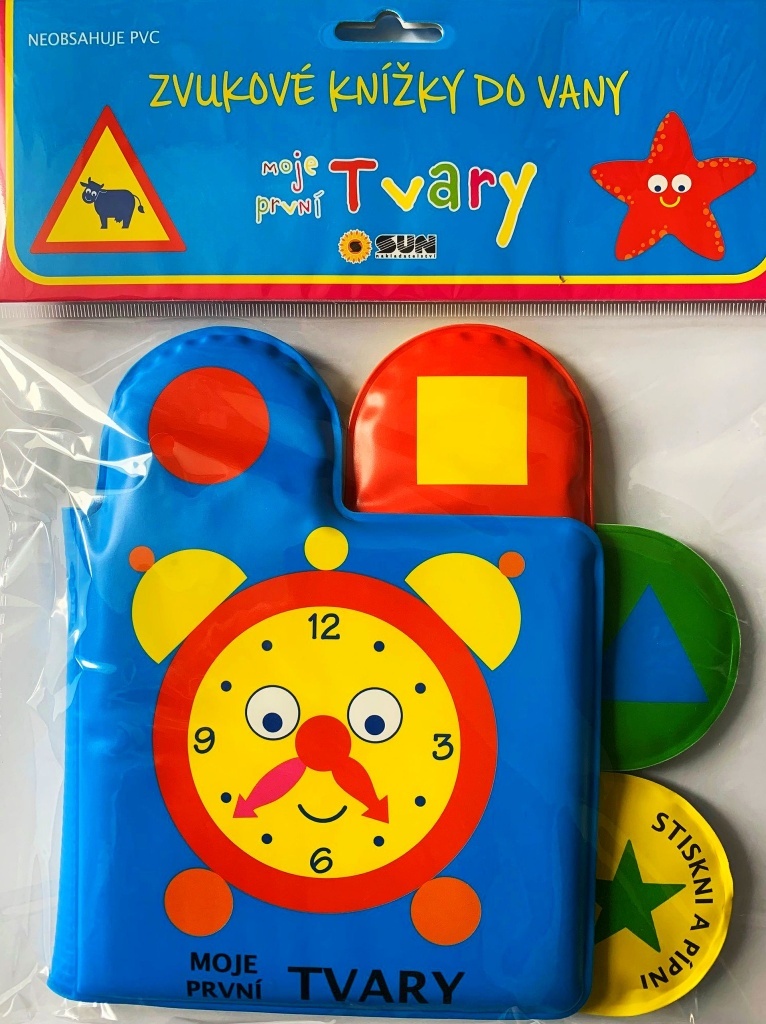 Zvukové knížky do vany Moje první tvary